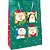 Sacola para presente natal grande 29x40x12cm (s) - cristina (pct.c/12) - Imagem 1