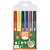 Caneta hidrografica jumbo leo e leo big slim 6 cores - leonora (estojo) - Imagem 1