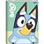 Caderno brochurao capa dura bluey 80fls. - jandaia (pct.c/05) - Imagem 4