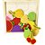 Quebra-cabeca madeira frutas 1 base 12 pecas - toy mix (unidade) - Imagem 1