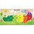 Quebra-cabeca madeira crocodilo 1 base 9 pecas - toy mix (unidade) - Imagem 1