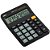 Calculadora de mesa 12dig. preto solar/bateria - deli (unidade) - Imagem 1
