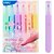 Caneta marca texto tons pasteis macaron 6 cores - deli (bl.c/06) - Imagem 1