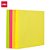 Bloco de recado autoadesivo 76x76mm fluorescente 4x100fls - deli (unidade) - Imagem 1