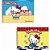 Caderno desenho univ capa dura hello kitty 80fls - jandaia (pct.c/04) - Imagem 1