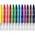 Caneta hidrografica jumbo mega color retratil 12 cores - summit (pct.c/06) - Imagem 2