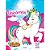 Livro com adesivos brinque e descubra unicornios - bicho esperto (unidade) - Imagem 1