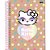 Caderno 01x1 capa dura hello kitty kraft 80fls - jandaia (pct.c/04) - Imagem 5