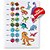 Livro com adesivos completando a cena dinossauros - bicho esperto (unidade) - Imagem 2