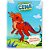 Livro com adesivos completando a cena dinossauros - bicho esperto (unidade) - Imagem 1