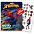Livro com adesivos completando a cena spiderman - bicho esperto (unidade) - Imagem 2