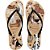 Chinelo havaianas feminino slim pets 33/4 preto/dourado - havaianas (par) - Imagem 1