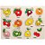 Brinquedo pedagogico madeira encaixe divertido frutas - toy mix (unidade) - Imagem 1