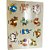 Brinquedo pedagogico madeira encaixe divertido animais - toy mix (unidade) - Imagem 2