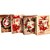 Sacola para presente natal papai noel 32x40x10cm. 4mod(s) - yangzi (pct.c/12) - Imagem 1