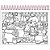 Caderno desenho univ capa dura doll para colorir 24fls. - foroni (pct.c/04) - Imagem 4