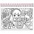 Caderno desenho univ capa dura doll para colorir 24fls - foroni (pct.c/04) - Imagem 3