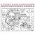 Caderno desenho univ capa dura doll para colorir 24fls. - foroni (pct.c/04) - Imagem 2