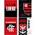 Caderno espiral 1/4 capa dura flamengo 80fls. - foroni (pct.c/05) - Imagem 1