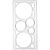 Regua plastica espirografo 20cm (s) - brw (cx.c/24) - Imagem 2