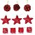 Artigo para decoracao natal enfeite gliter vm 5cm.(s) - yangzi (pct.c/10) - Imagem 1