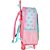 Mochila infantil com rodinha stitch rosa g - luxcel (unidade) - Imagem 5