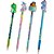 Lapis preto redondo decorado cis fantasia bichinhos 4mod (s - sertic (pote-24) - Imagem 3