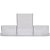 Acessorio para mesa organizador triple cristal 4 p - polibras (kit) - Imagem 3