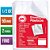 Envelope plastico oficio 2 furos finos 1/2 - dac (pct.c/50) - Imagem 1
