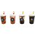 Borracha decorada tris coffee cup 4 modelos - summit (dp.c/24) - Imagem 1