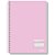 Caderno quadriculado univers. 7x7mm 80f esp office colors cd - pauta branca (pct.c/05) - Imagem 1