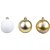 Artigo para decoracao natal bola 6cm 3mod.champagne c/08un - yangzi (tubo) - Imagem 1