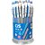 Caneta esferografica retratil cis click 0.7mm 8 cores (sortido) - sertic (pote-50) - Imagem 1