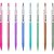 Caneta esferografica retratil cis click 0.7mm 8 cores (sortido) - sertic (pote-50) - Imagem 2