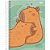 Caderno 01x1 capa dura capyvibes 80fls. - jandaia (pct.c/04) - Imagem 3