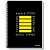 Caderno espiral 1/4 capa dura talk 80fls. - pauta branca (pct.c/05) - Imagem 1