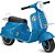 Moto eletrica scooter italia azul 6v - bandeirante (unidade) - Imagem 1