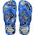 Chinelo havaianas infantil kids athletic 31/2 branco/azul - havaianas (par) - Imagem 1
