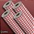 Tnt estampado 1,40m 40g xadrez branco/vermelho - supper (rl-25mts) - Imagem 2
