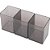 Acessorio para mesa organizador office fume 3 peca - polibras (kit) - Imagem 1