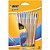 Caneta esferografica cristal fina fashion 10 cores - bic (blister) - Imagem 1