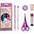Kit escolar hello kitty 12 lapis cor + 6pc - leonora (blister) - Imagem 2