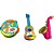 Instrumento musical kit banda cai na folia 3 pecas - wellmix (blister) - Imagem 1