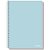 Caderno espiral 1/4 capa dura office colors 80fls. - pauta branca (pct.c/05) - Imagem 2