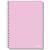 Caderno espiral 1/4 capa dura office colors 80fls. - pauta (pct.c/05) - Imagem 1