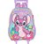 Mochila infantil com rodinha stitch roxo g - luxcel (unidade) - Imagem 1