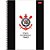 Caderno brochura 1/4 capa dura corinthians 80fls - foroni (pct.c/05) - Imagem 2