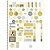 Caderno 01x1 cp.dura colegial happen glitter 80fls. - animativa (pct.c/04) - Imagem 3
