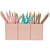 Acessorio para mesa organizador office rosa antigo - polibras (kit) - Imagem 1