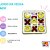 Brinquedo pedagogico madeira jogo da velha 22x22cm - toy mix (unidade) - Imagem 2